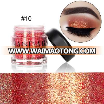 2019 Fashion Sparkle shimmer glitter eyeshadow powder with private label glitter cosmetic grade