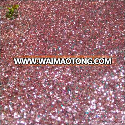 2017 Most Popular Chunky Glitter PU Leather for Wallpaper Decoration